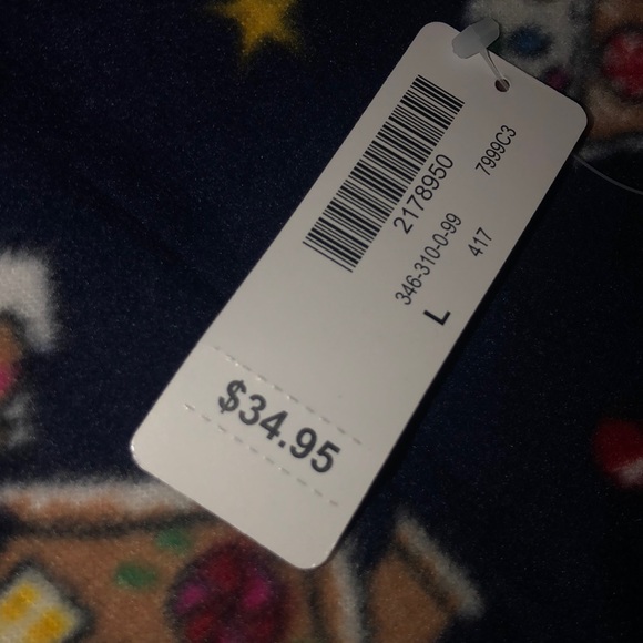 La vie en rose 2 piece micro polar fleece pajamas - Picture 3 of 4